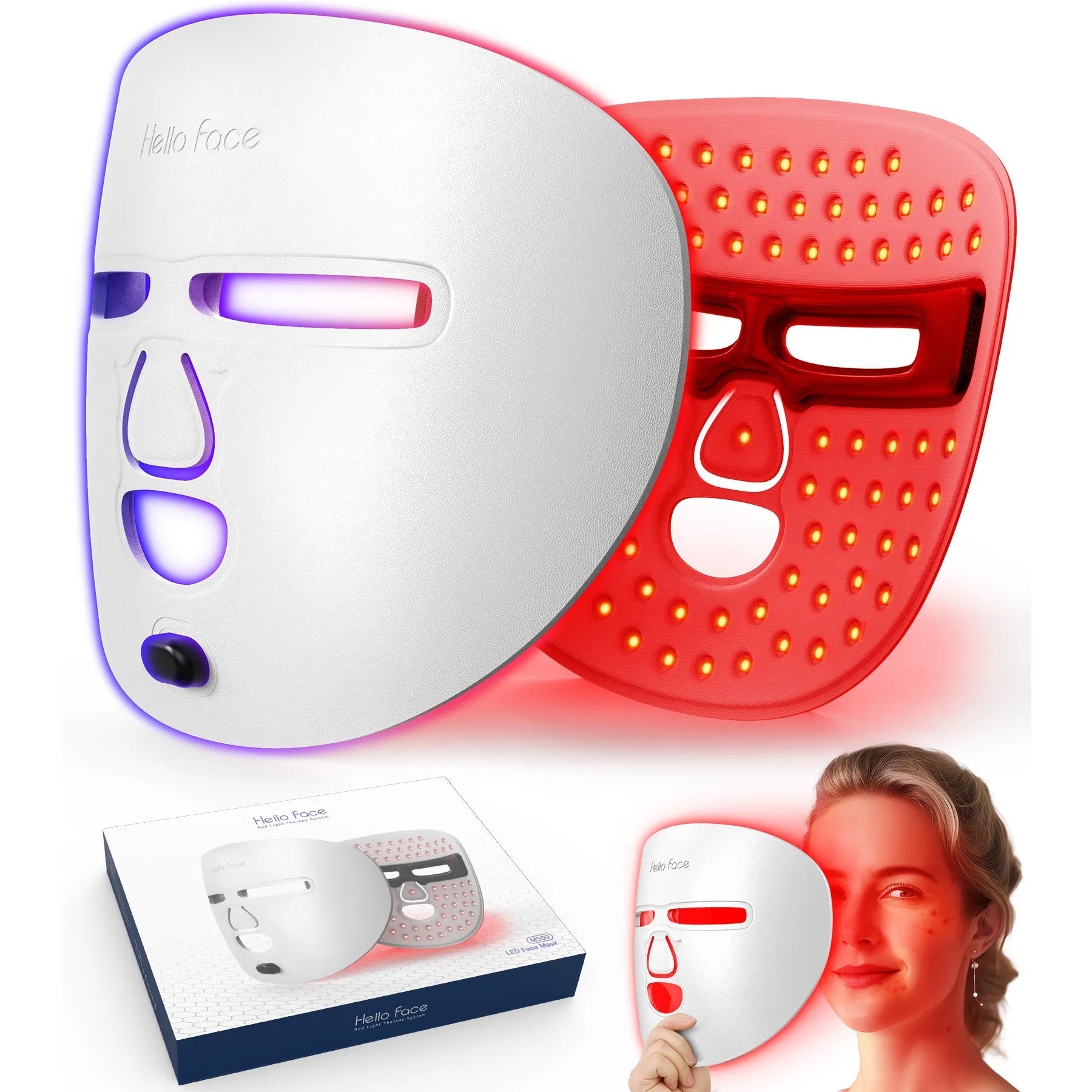 GlowMask Pro Red Light Therapy Face Mask